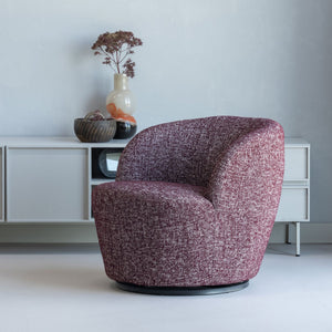 WOOOD Serra fauteuil Bordeau Melange