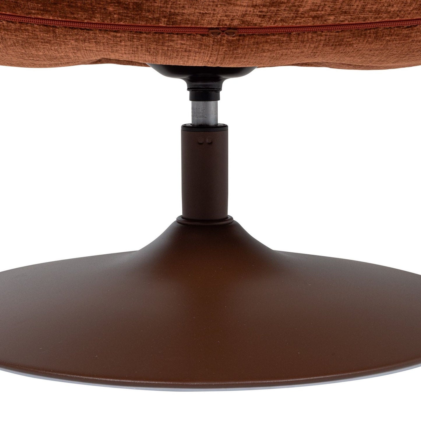 WOOOD Elvi fauteuil chenille Roestbruin
