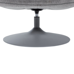 WOOOD Elvi fauteuil chenille Lichtgrijs