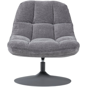 WOOOD Elvi fauteuil chenille Lichtgrijs