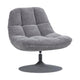 WOOOD Elvi fauteuil chenille Lichtgrijs