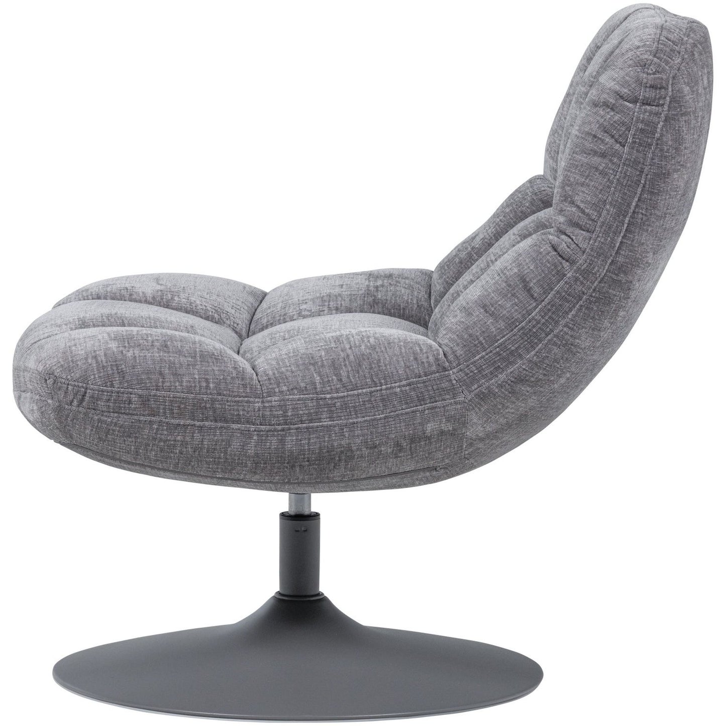 WOOOD Elvi fauteuil chenille Lichtgrijs