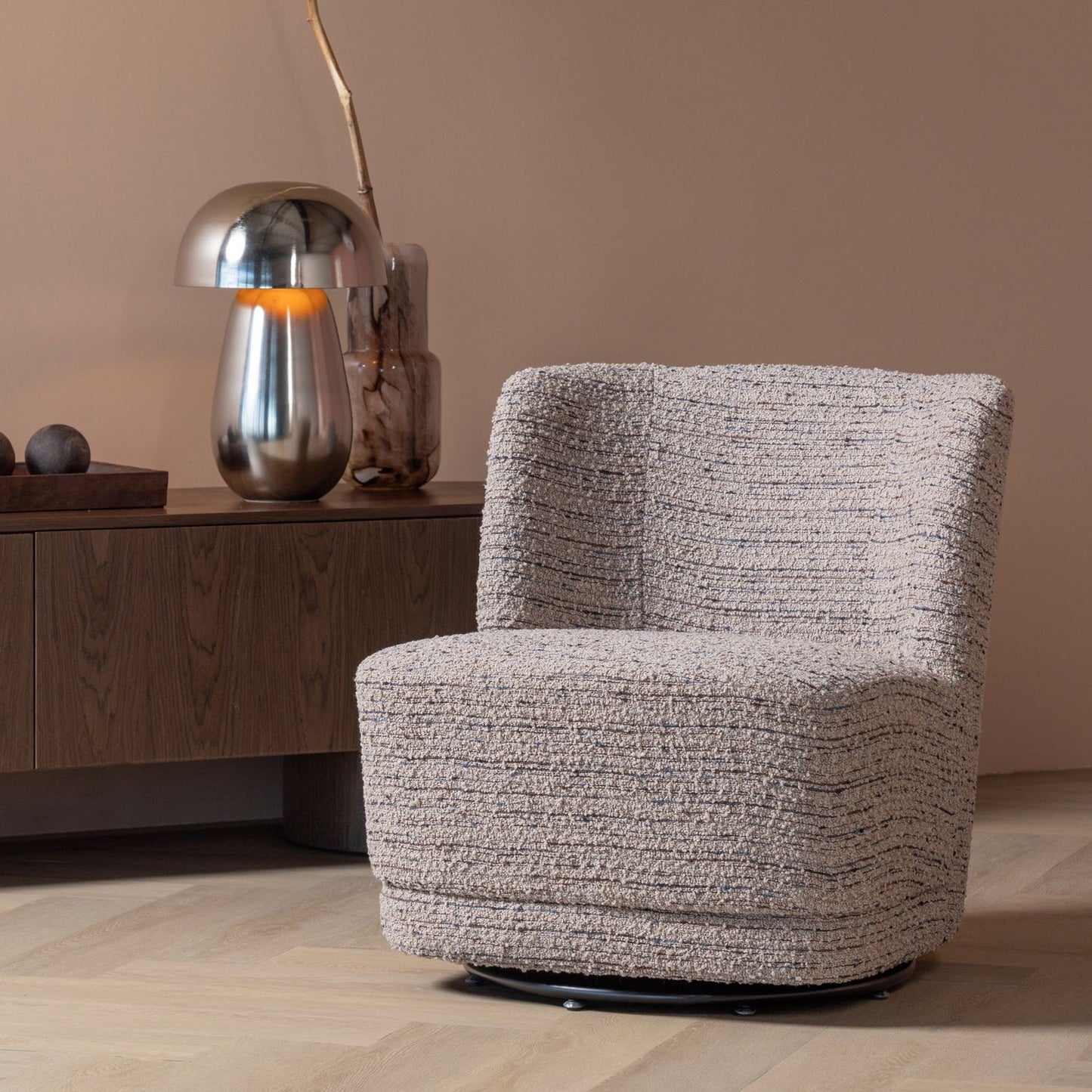 WOOOD Atty fauteuil Beige Melange