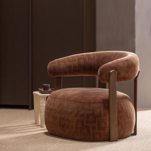 WOOOD Foon fauteuil Bruin