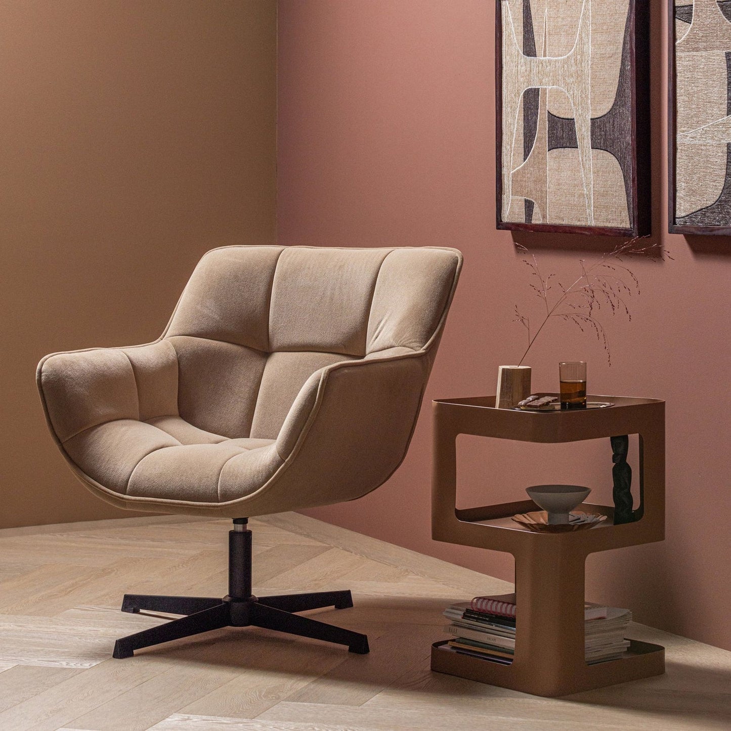 WOOOD Wibo fauteuil Zand