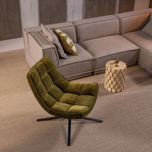 WOOOD Maudi fauteuil chenille Groen