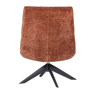 WOOOD Jouke fauteuil chenille Roestbruin