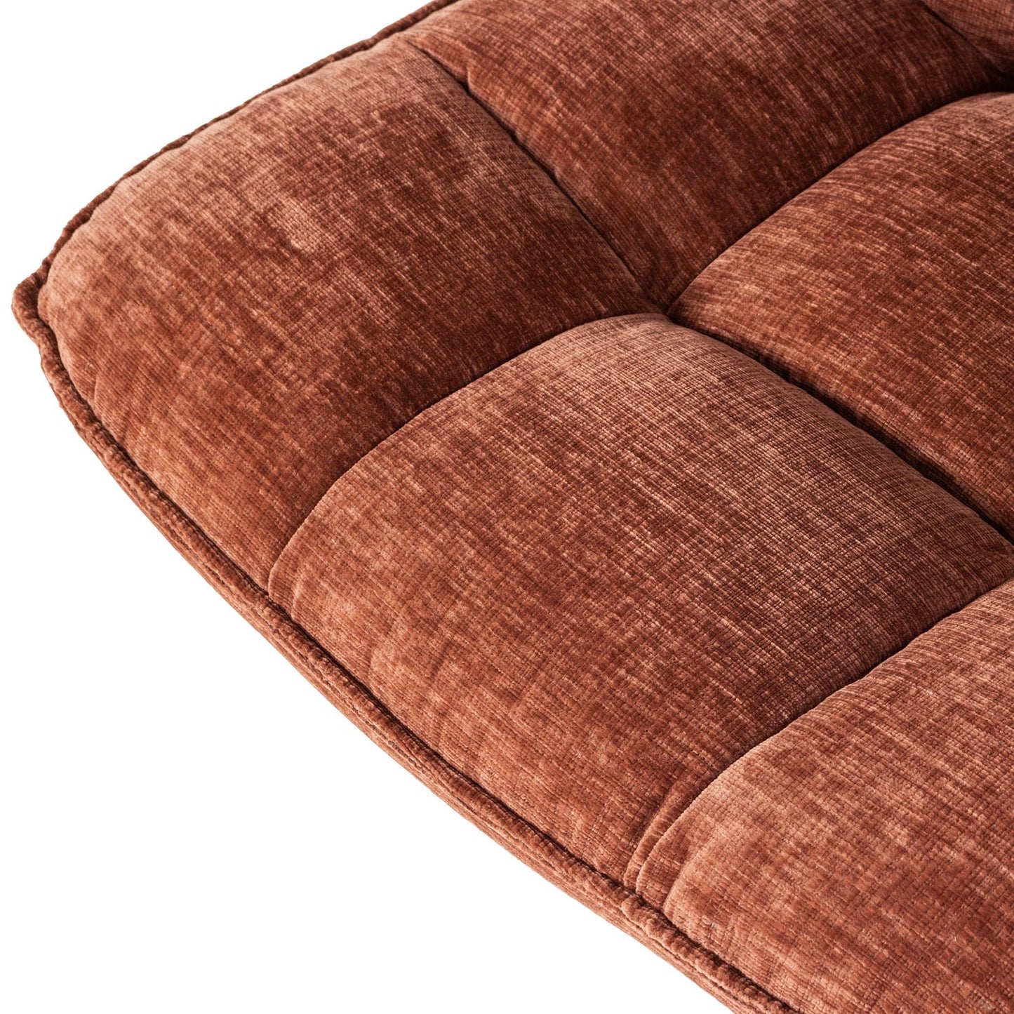 WOOOD Jouke fauteuil chenille Roestbruin