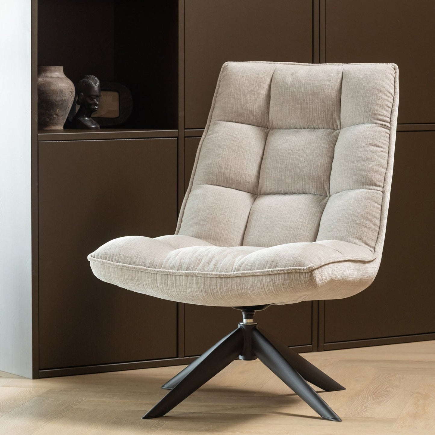 WOOOD Jouke fauteuil chenille Naturel