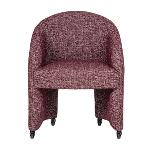 WOOOD Cordo eetkamerstoel Bordeaux Melange