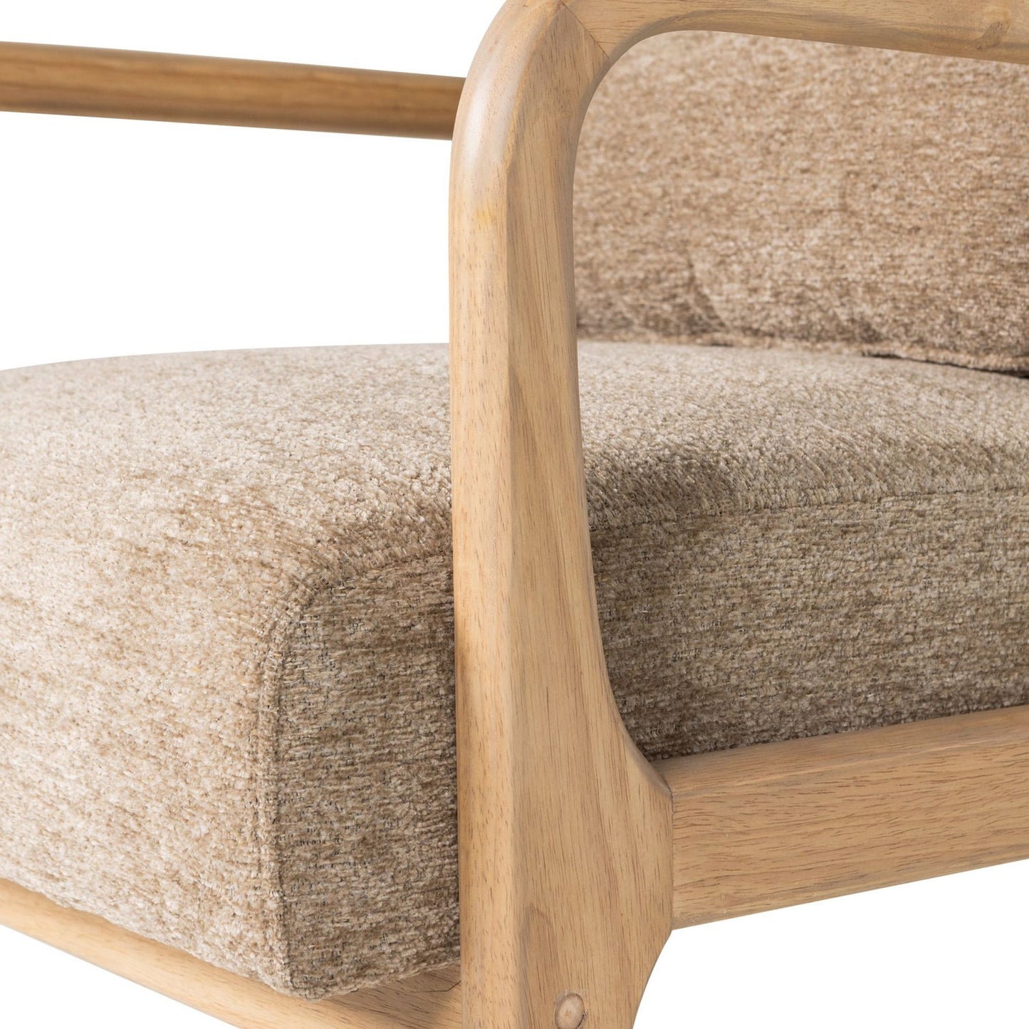 WOOOD Mark fauteuil chenille Zand