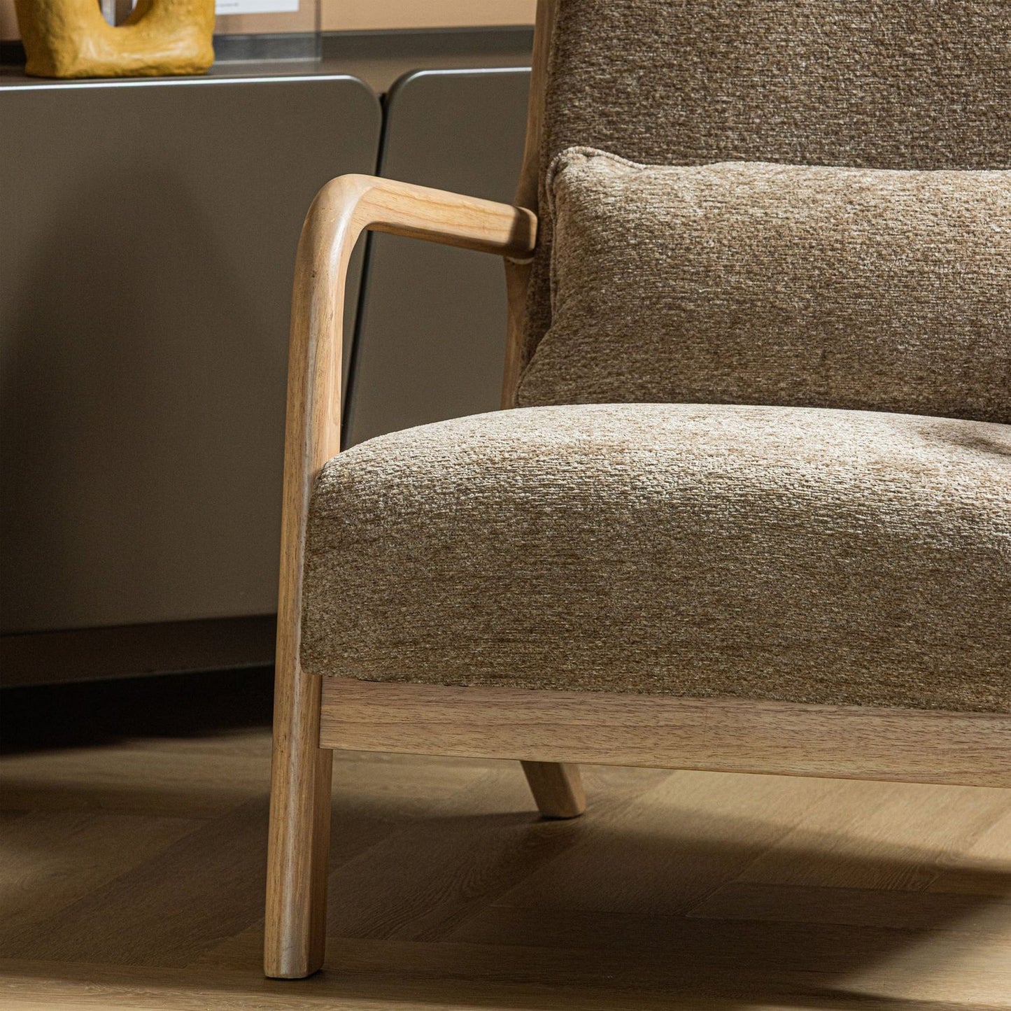 WOOOD Mark fauteuil chenille Zand