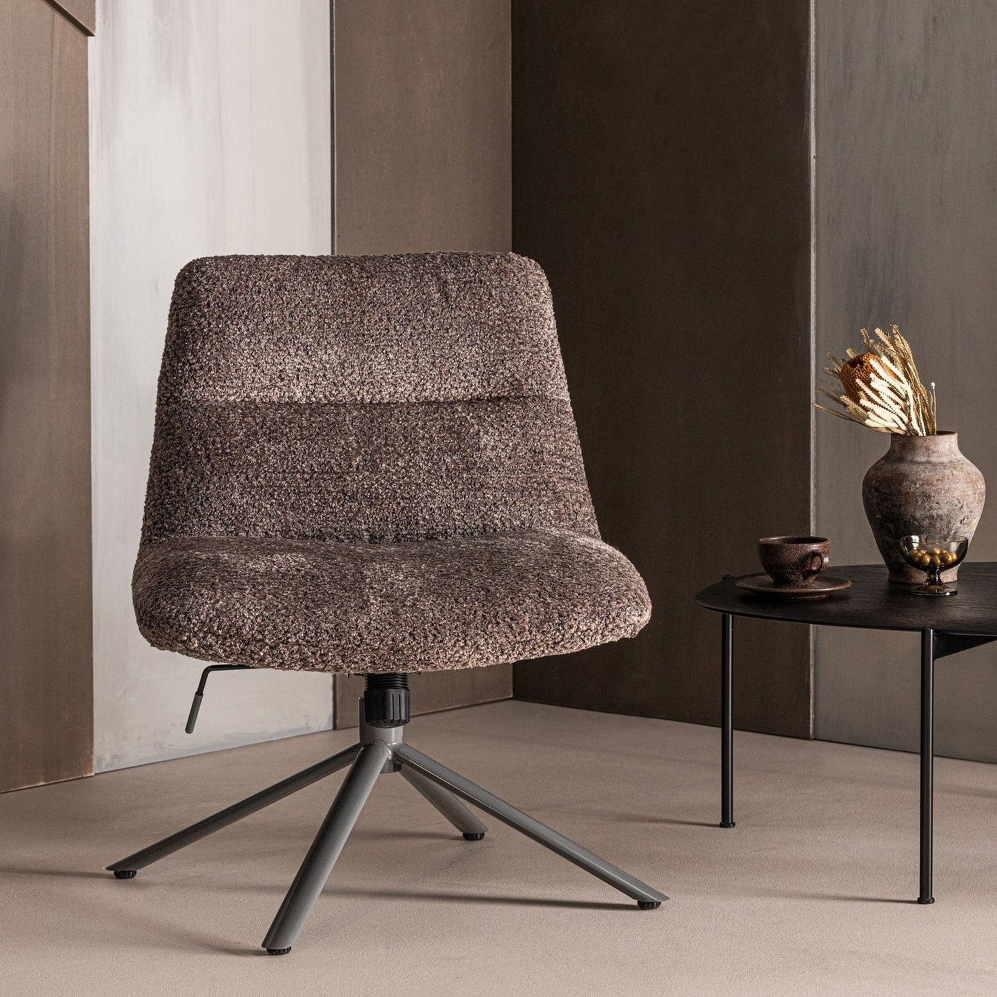 WOOOD Soren fauteuil Bruin