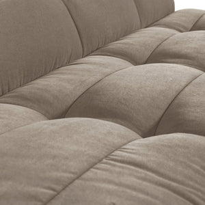 vtwonen Cluster eetkamerbank velvet Taupe