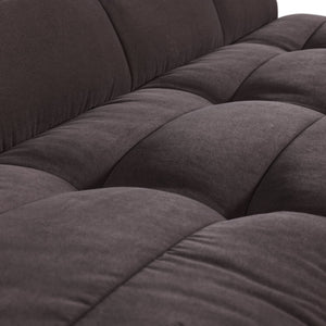vtwonen Cluster eetkamerbank velvet Chocolade
