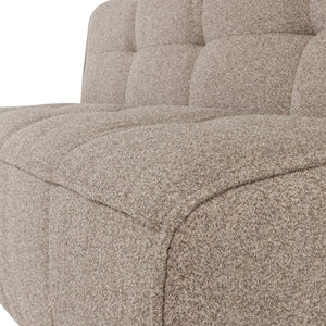 vtwonen Cluster eetkamerbank bouclé Khaki/Bruin