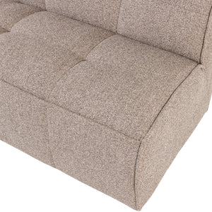 vtwonen Cluster eetkamerbank bouclé Khaki/Bruin