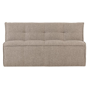 vtwonen Cluster eetkamerbank bouclé Khaki/Bruin