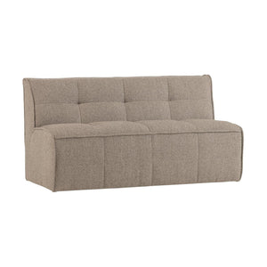 vtwonen Cluster eetkamerbank bouclé Khaki/Bruin