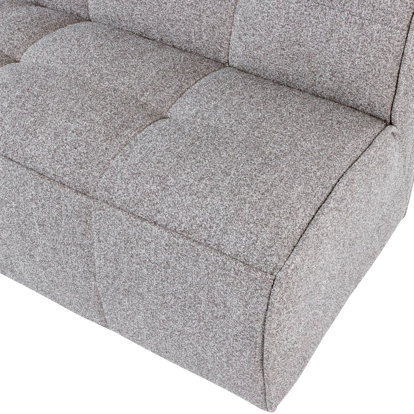 vtwonen Cluster eetkamerbank bouclé Warmgrijs