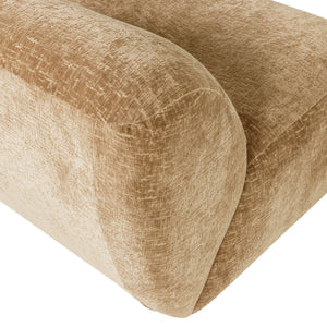 WOOOD Nomu fauteuil velvet Lichtgeel