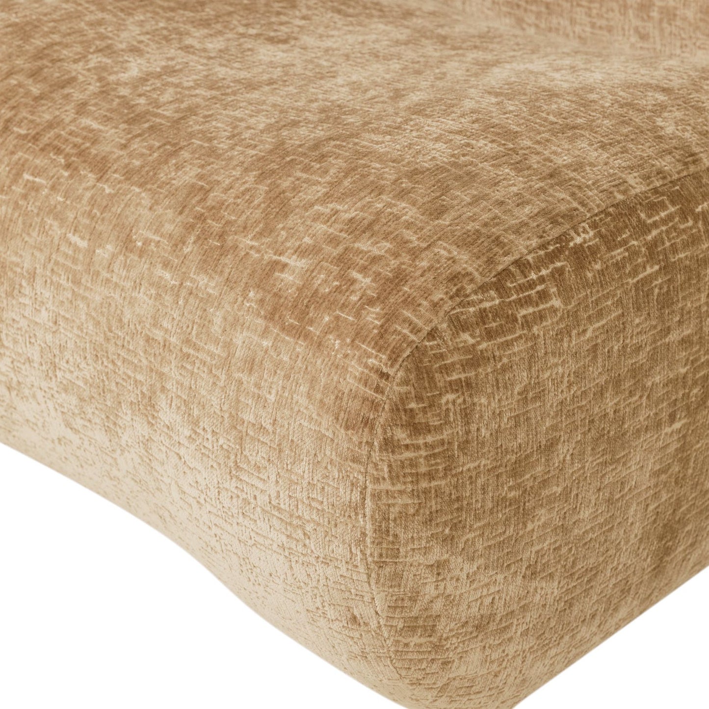 WOOOD Nomu fauteuil velvet Lichtgeel