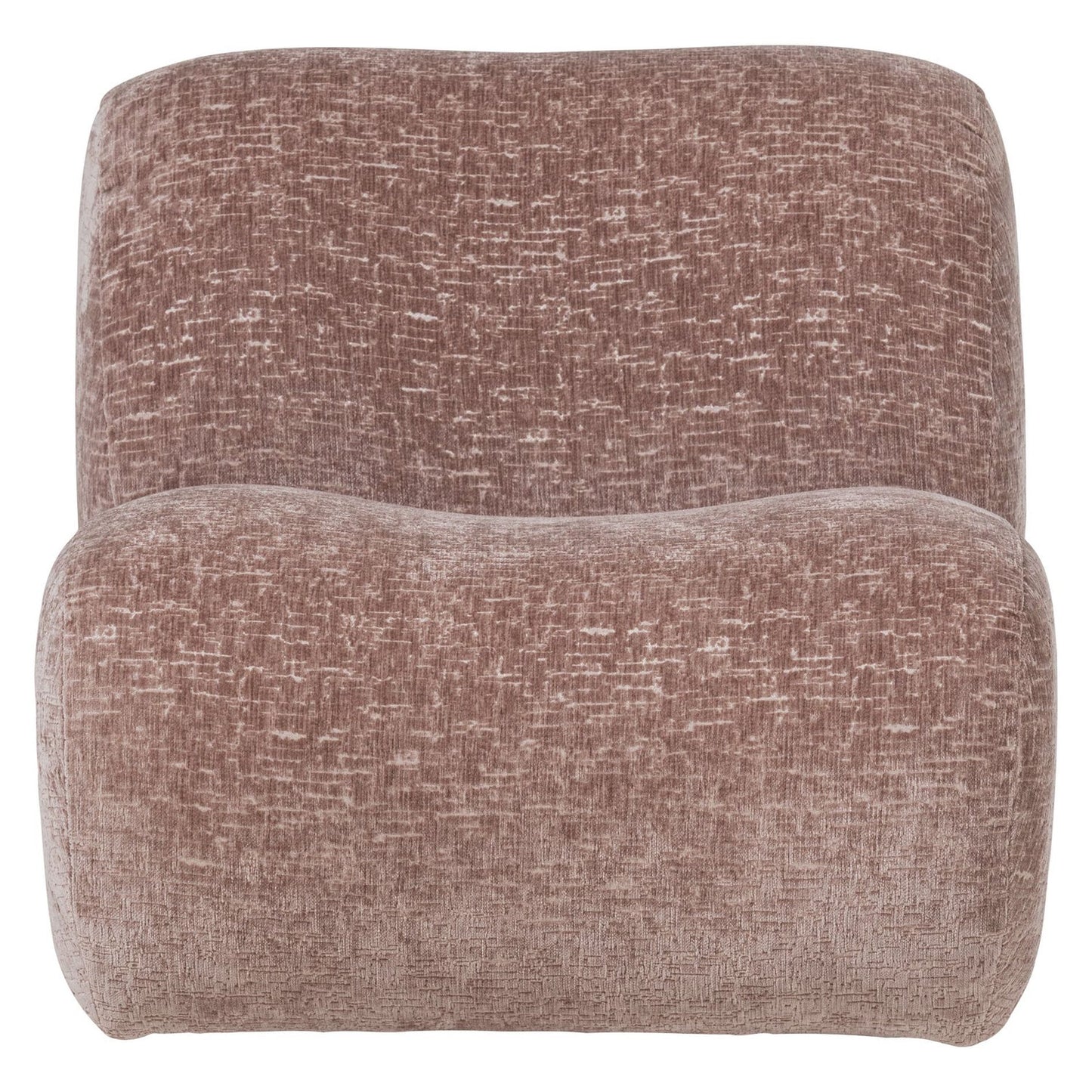 WOOOD Nomu fauteuil velvet Lichtroze
