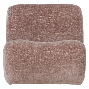 WOOOD Nomu fauteuil velvet Lichtroze