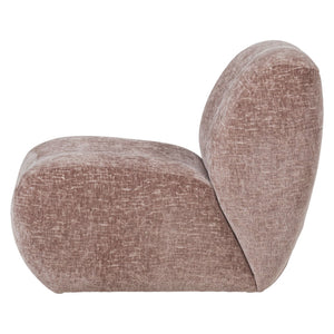WOOOD Nomu fauteuil velvet Lichtroze
