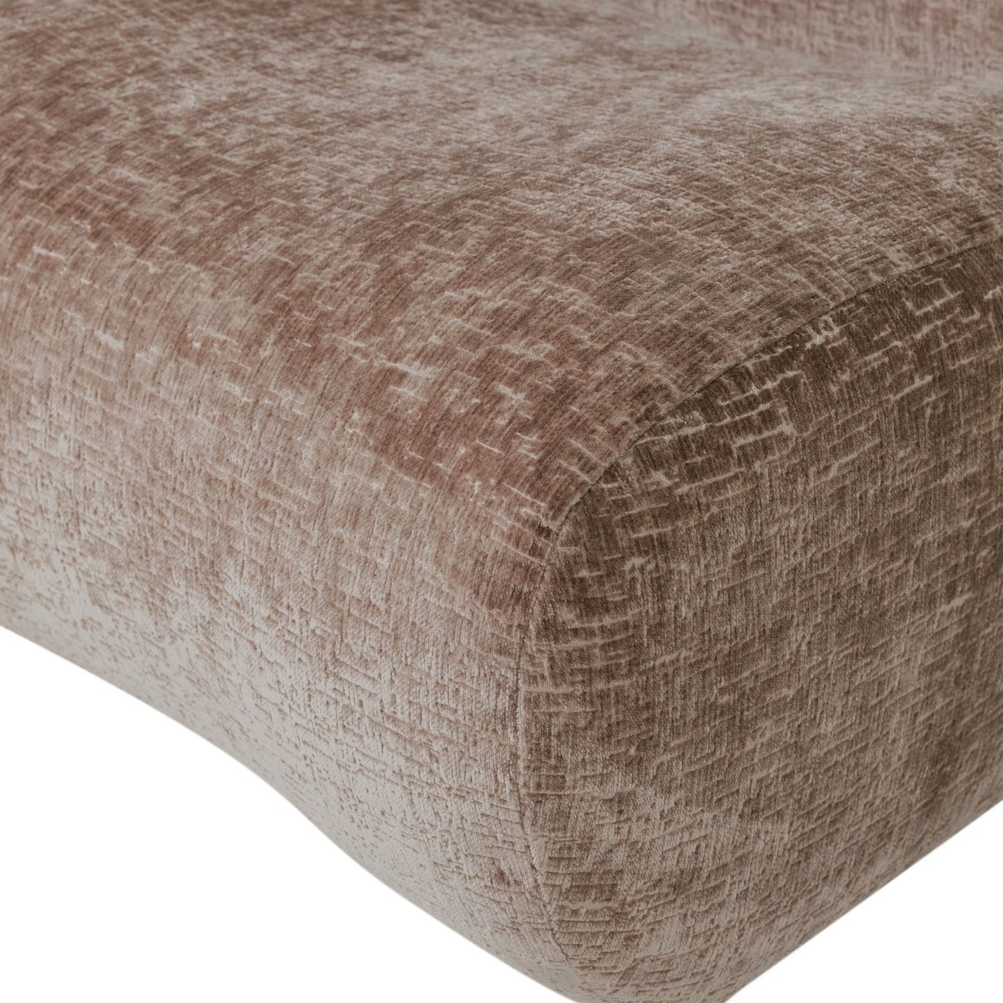 WOOOD Nomu fauteuil velvet Lichtbruin