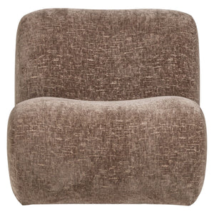 WOOOD Nomu fauteuil velvet Lichtbruin