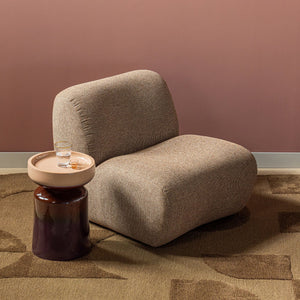 WOOOD Nomu fauteuil chenille Lichtbruin
