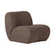 WOOOD Nomu fauteuil chenille Bruin