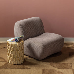 WOOOD Nomu fauteuil chenille Bruin