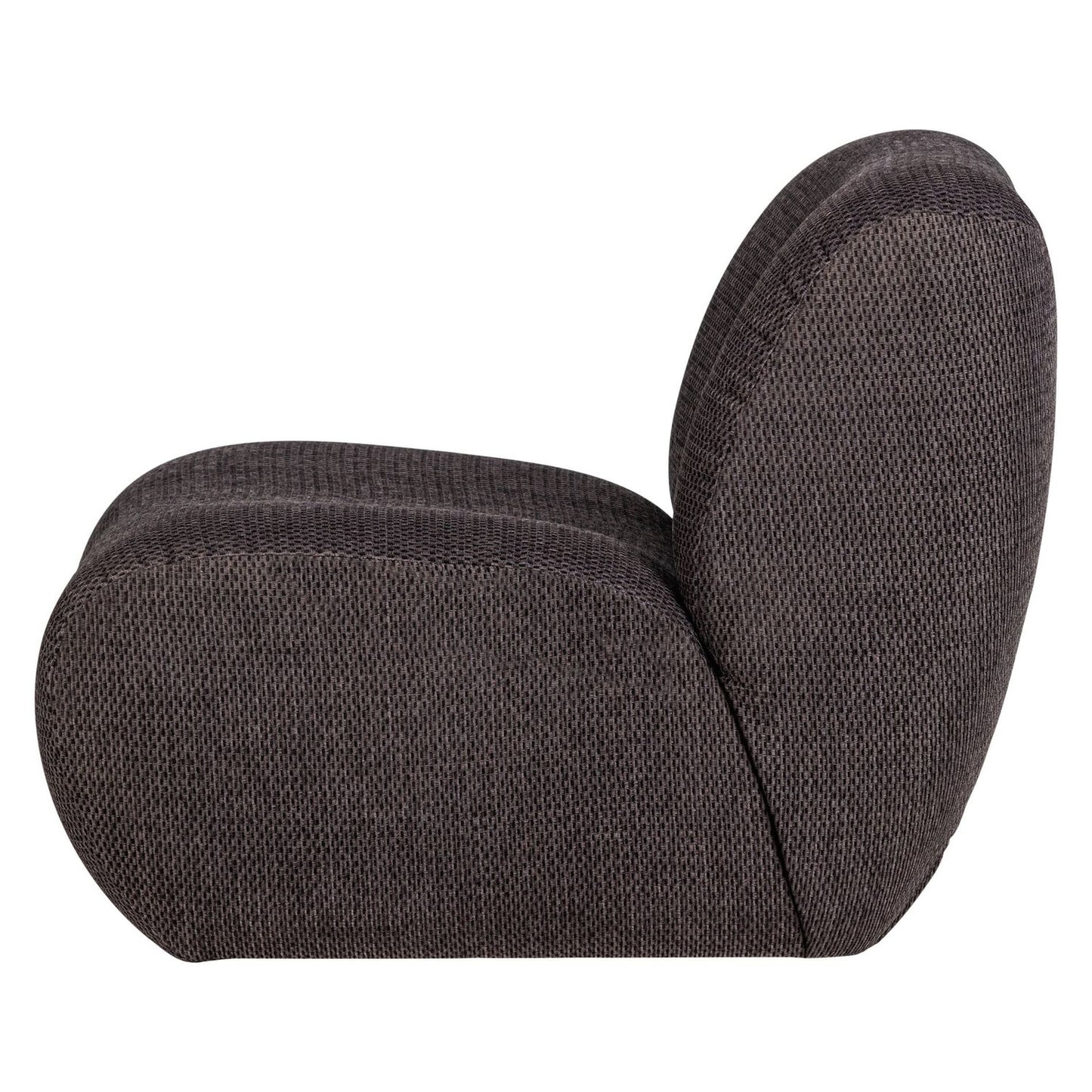 WOOOD Nomu fauteuil chenille Antraciet