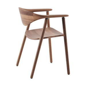 Artisan Naru eetkamerstoel walnoot