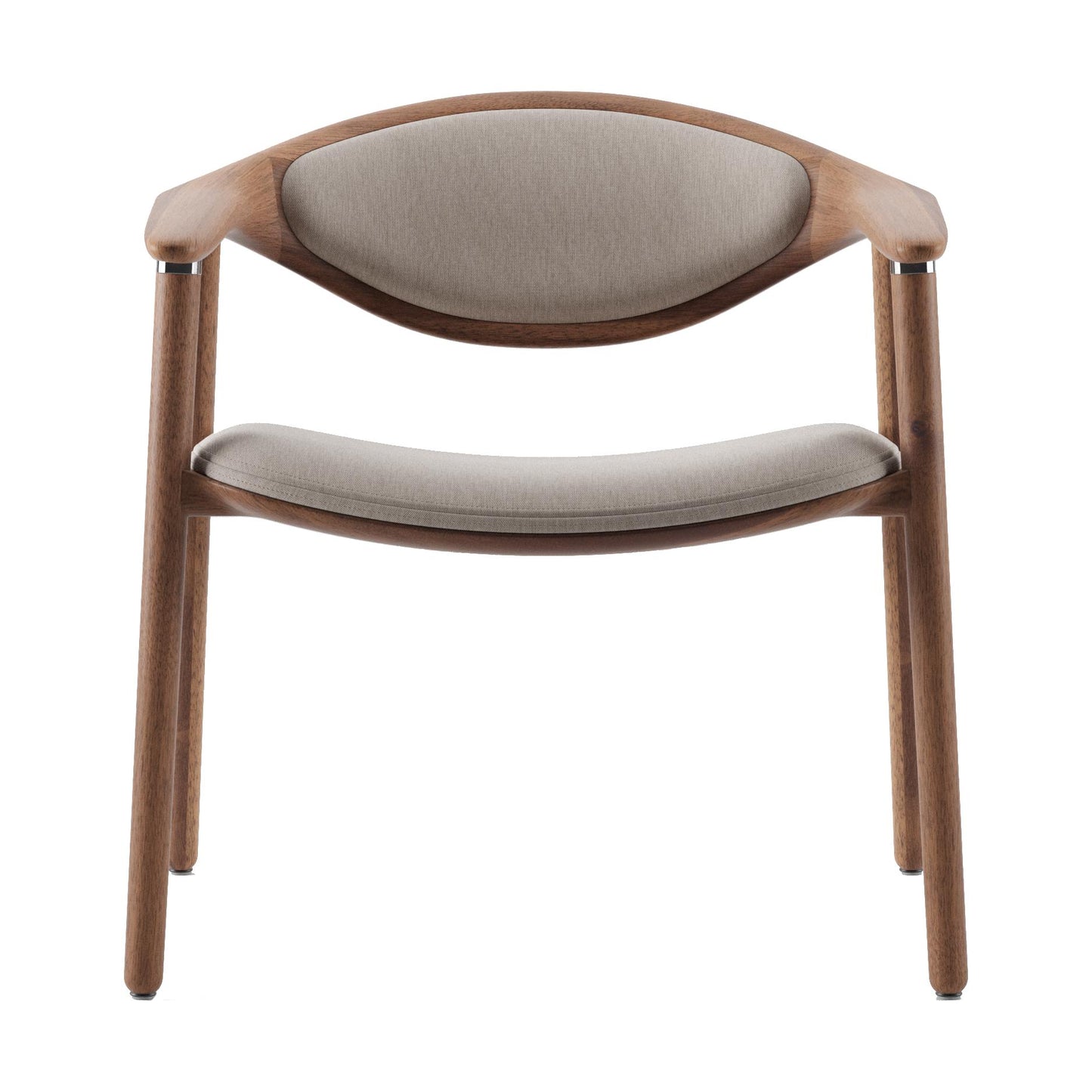 Artisan Naru fauteuil Steelcut Trio 213 walnoot