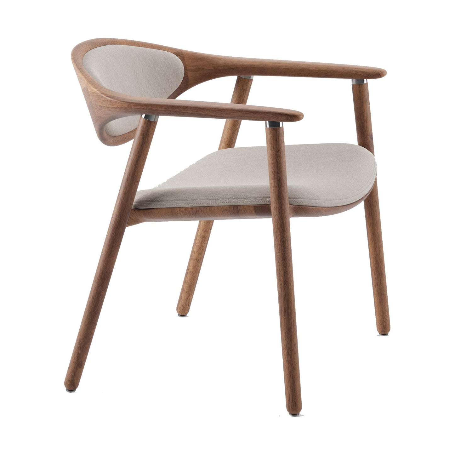 Artisan Naru fauteuil Steelcut Trio 213 walnoot