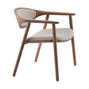 Artisan Naru fauteuil Steelcut Trio 213 walnoot