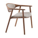 Artisan Naru fauteuil Steelcut Trio 213 walnoot