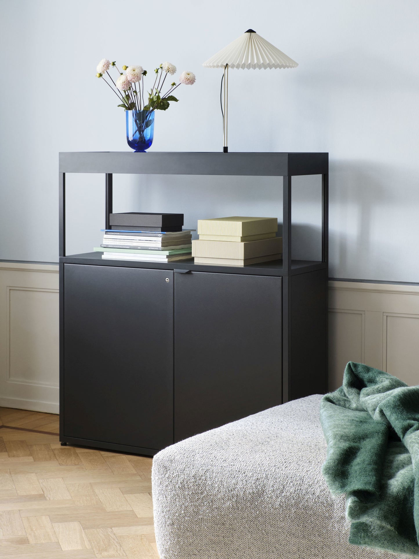 HAY Matin 380 tafellamp White/Brass