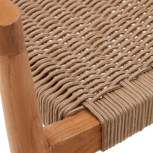 Kave Home Ydalia stoel teakhout naturel beige