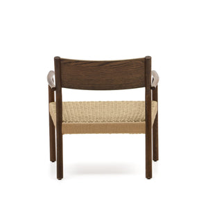 Kave Home Yalia fauteuil Walnoot
