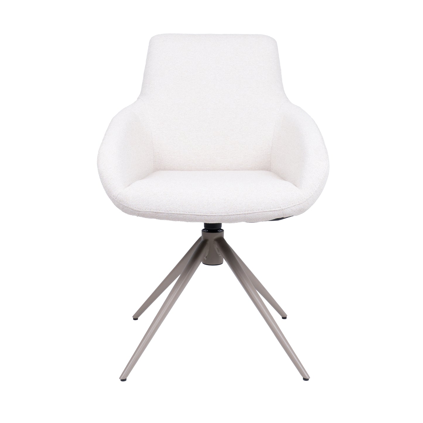 HelloChair HC23 Noam eetkamerstoel Mossa Cream spinpoot beige