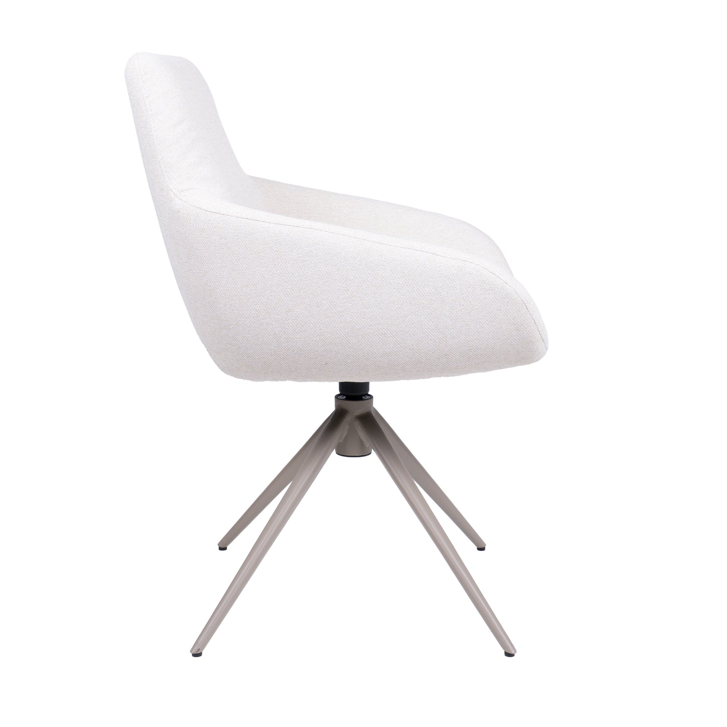 HelloChair HC23 Noam eetkamerstoel Mossa Cream spinpoot beige