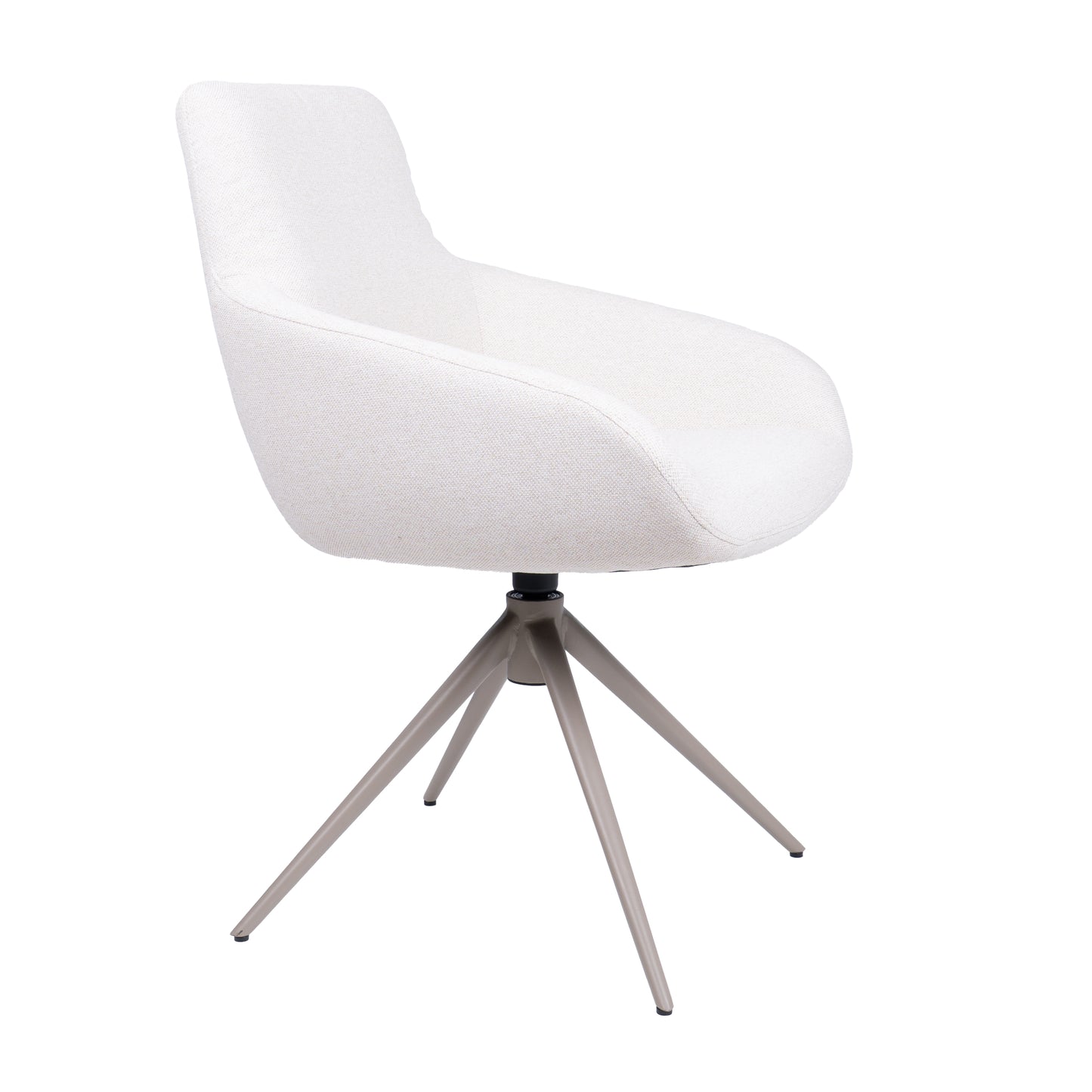 HelloChair HC23 Noam eetkamerstoel Mossa Cream spinpoot beige