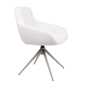 HelloChair HC23 Noam eetkamerstoel Mossa Cream spinpoot beige