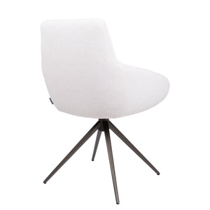 HelloChair HC23 Noam eetkamerstoel Mossa Cream spinpoot bruin