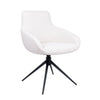 HelloChair HC23 Noam eetkamerstoel Mossa Cream spinpoot zwart