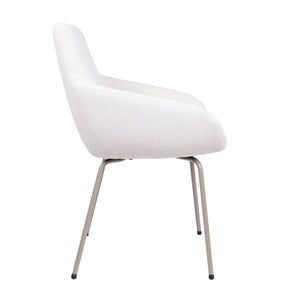 HelloChair HC23 Noam eetkamerstoel Mossa Cream vierpoot beige